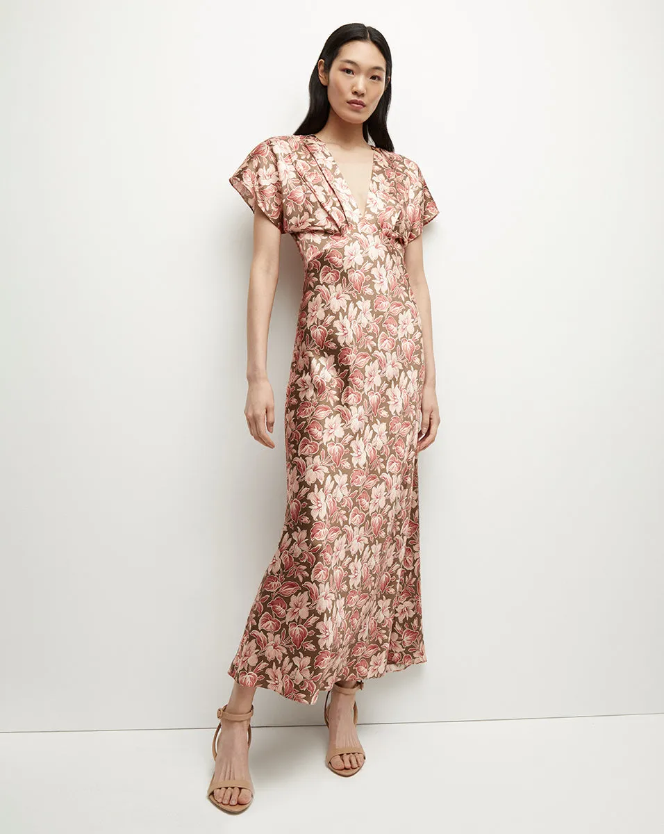 Seymour Stretch-Silk Dress sold by Veronica Beard product image thumbnail 2