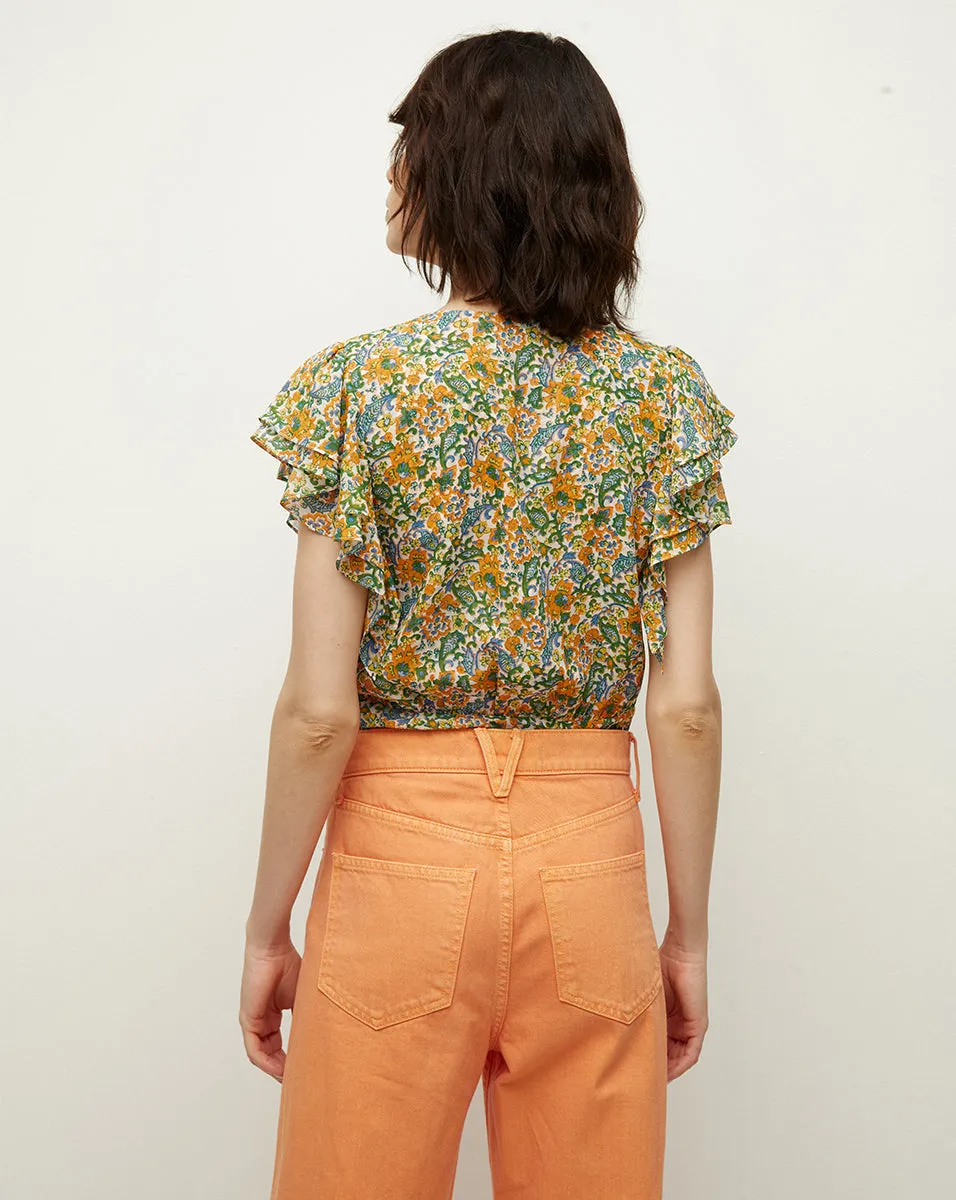 Polly Floral Top sold by Veronica Beard product image thumbnail 4