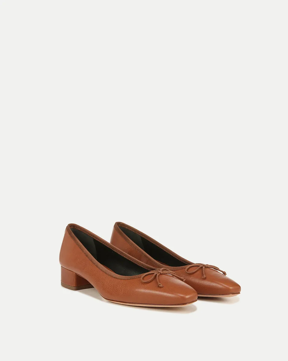 Cecile Leather Ballet Pump sold by Veronica Beard product image thumbnail 2