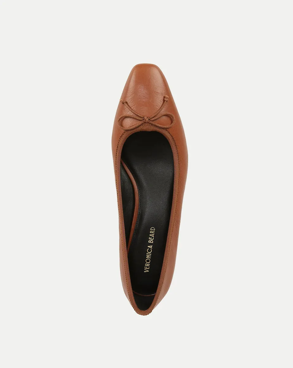 Cecile Leather Ballet Pump sold by Veronica Beard product image thumbnail 3