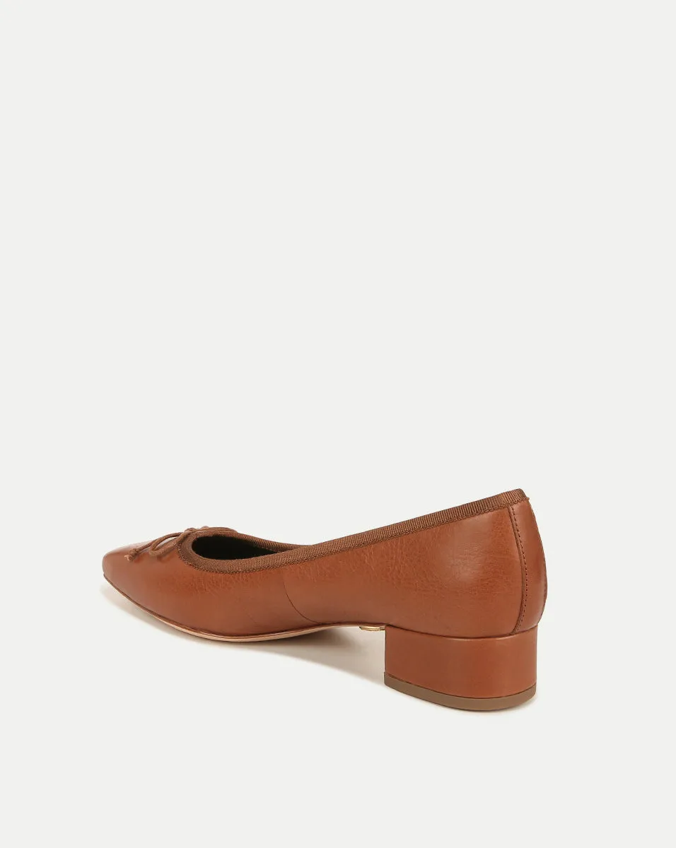 Cecile Leather Ballet Pump sold by Veronica Beard product image thumbnail 4