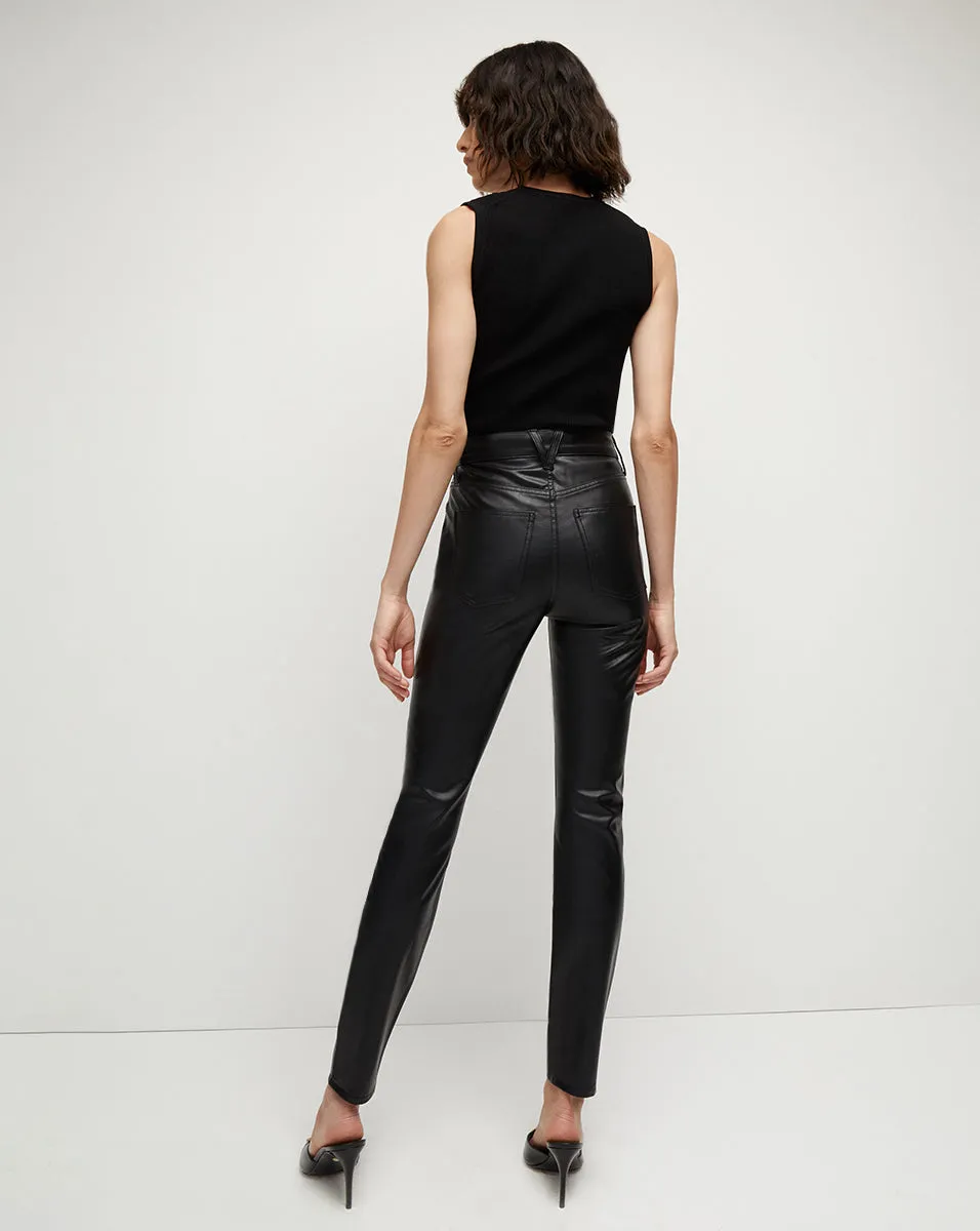 Debbie Vegan Leather Skinny Pant sold by Veronica Beard product image thumbnail 4