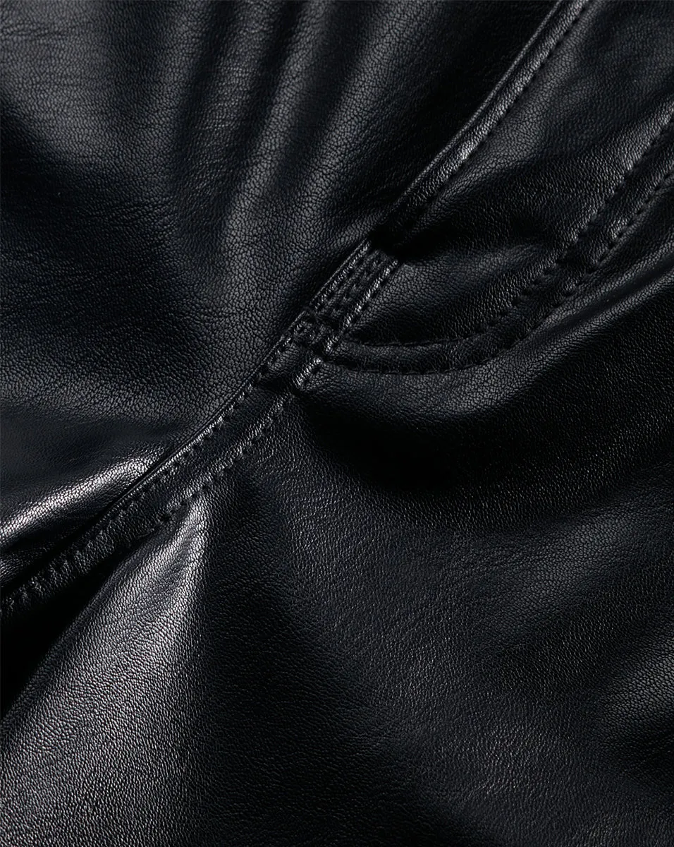 Debbie Vegan Leather Skinny Pant sold by Veronica Beard product image thumbnail 3