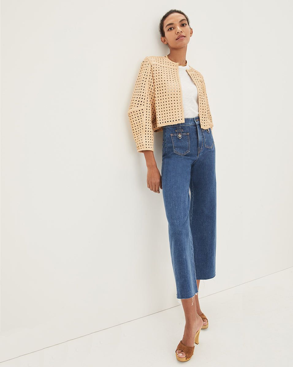 Fio Leather Jacket sold by Veronica Beard product image thumbnail 2