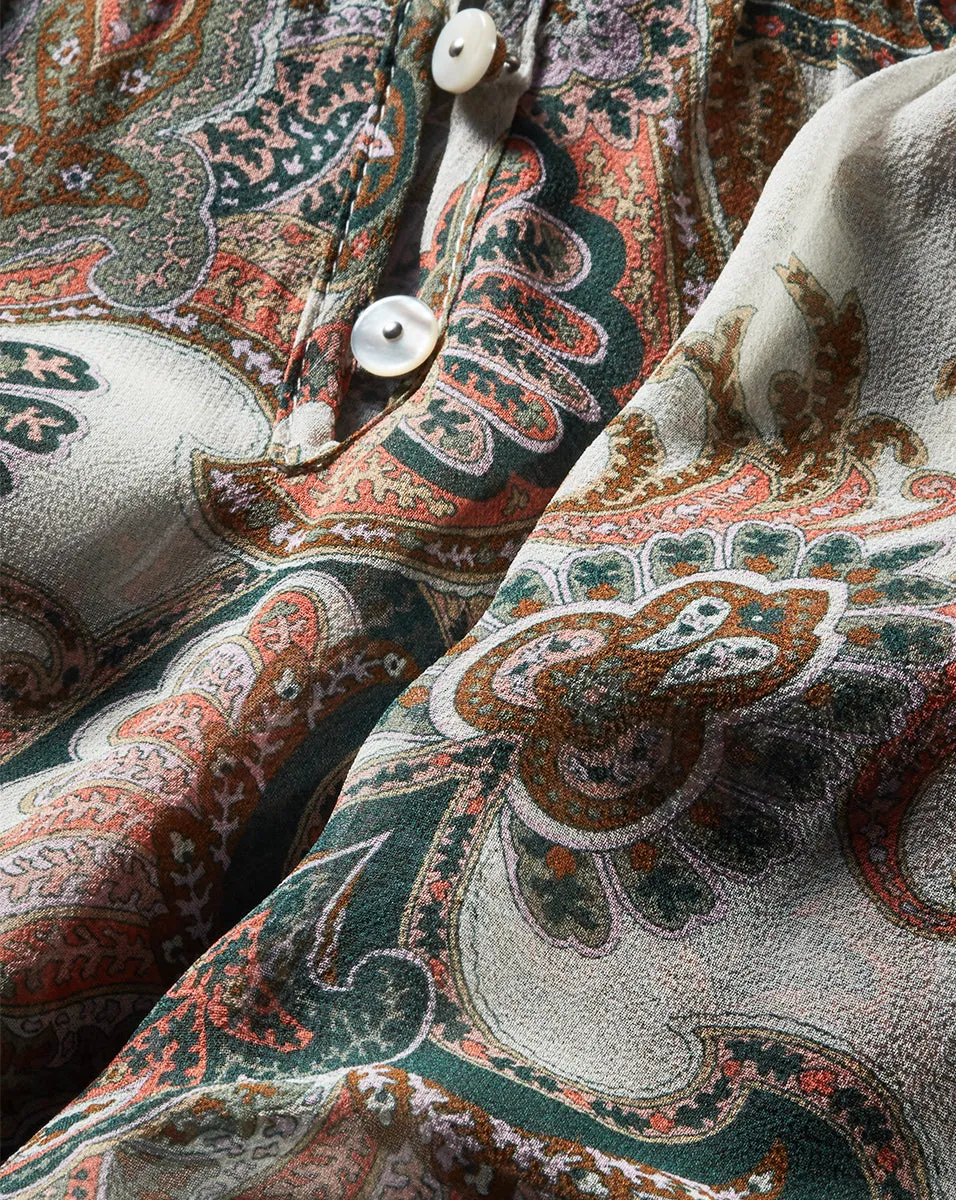 Dria Silk-Georgette Dress sold by Veronica Beard product image thumbnail 2