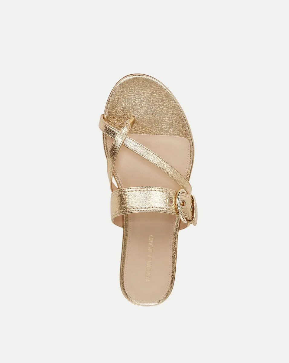 Salva Metallic Crisscross Sandal sold by Veronica Beard product image thumbnail 3