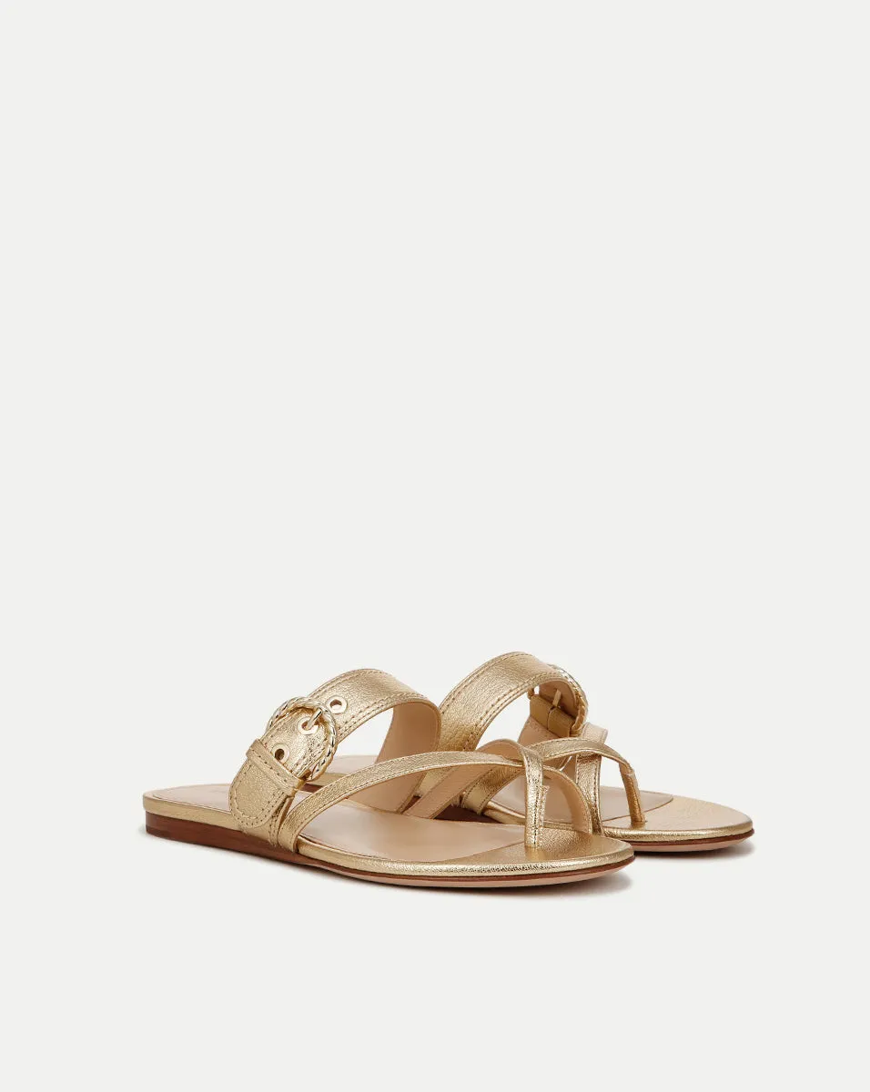 Salva Metallic Crisscross Sandal sold by Veronica Beard product image thumbnail 2