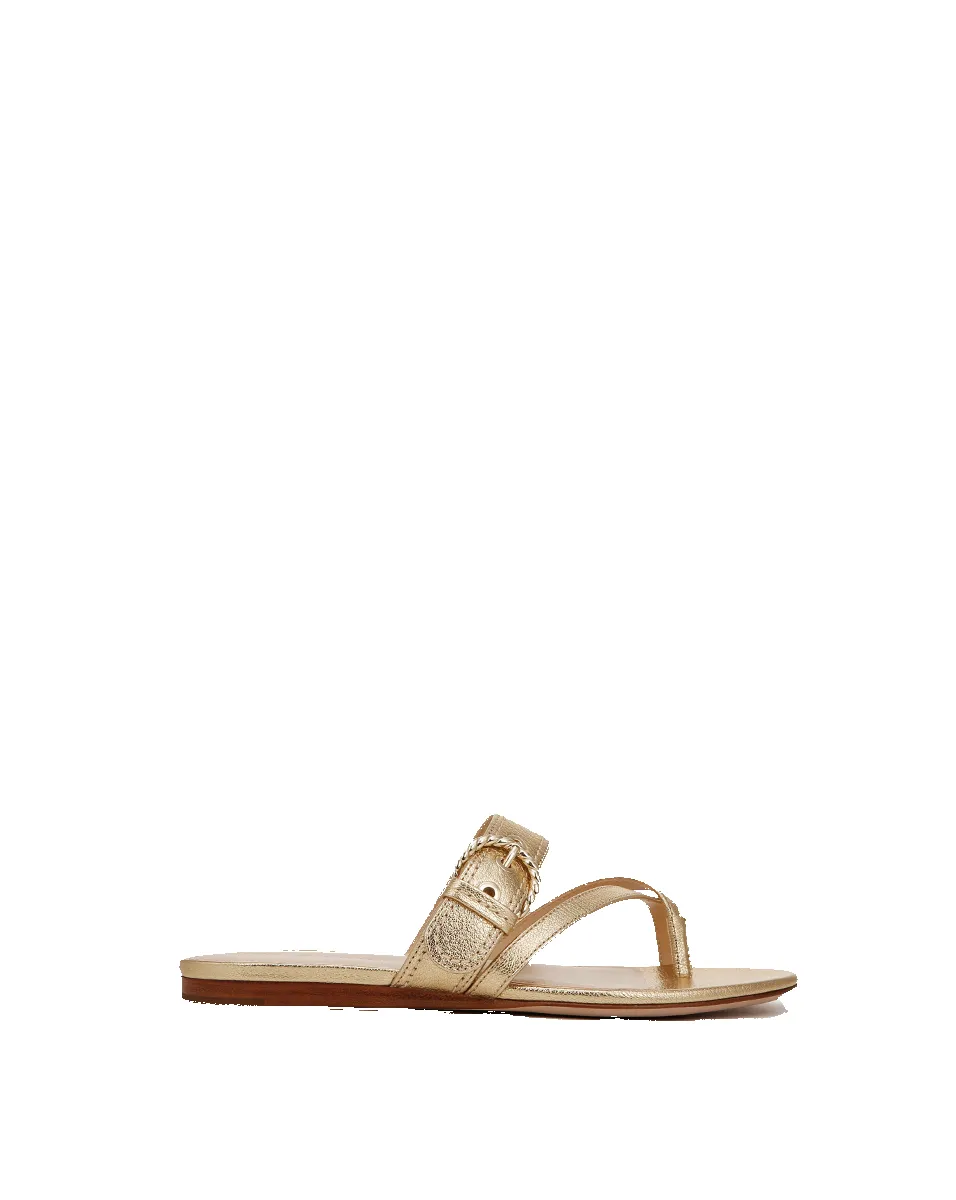 Salva Metallic Crisscross Sandal sold by Veronica Beard product image thumbnail 5