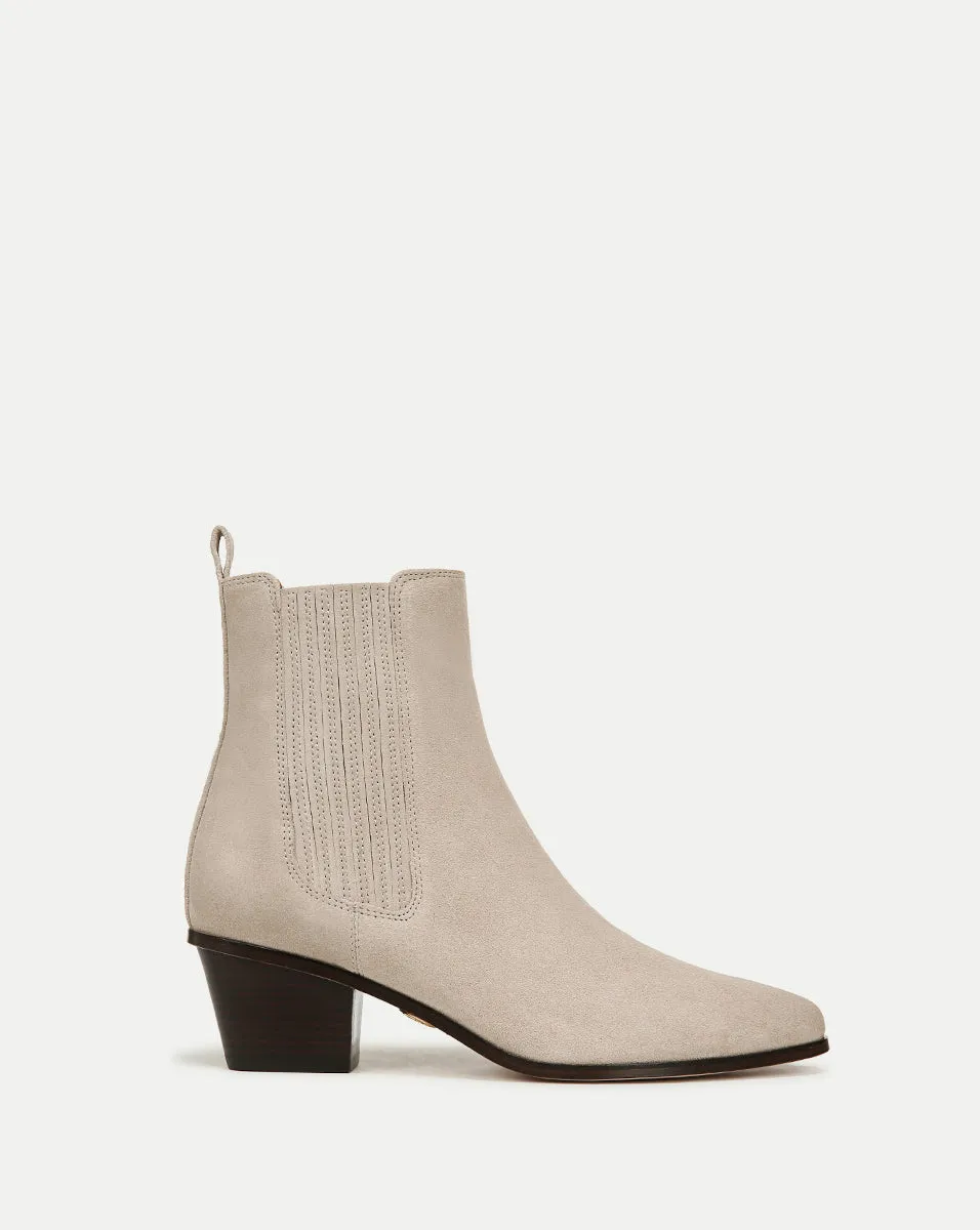 Alina Suede Bootie sold by Veronica Beard