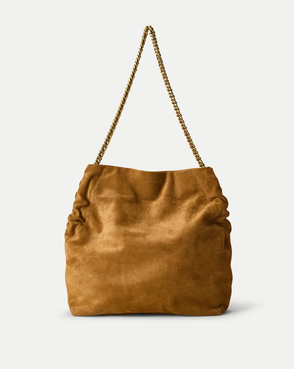 Veronica Beard Suede Slouch Bag sold by Veronica Beard