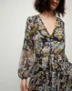 Elvita Brushstroke Maxi Dress sold by Veronica Beard