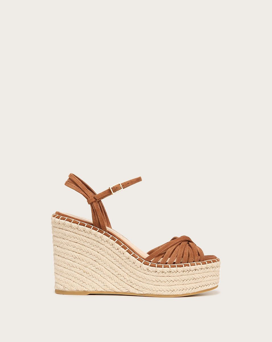 Ravina Suede Espadrille Sandal sold by Veronica Beard