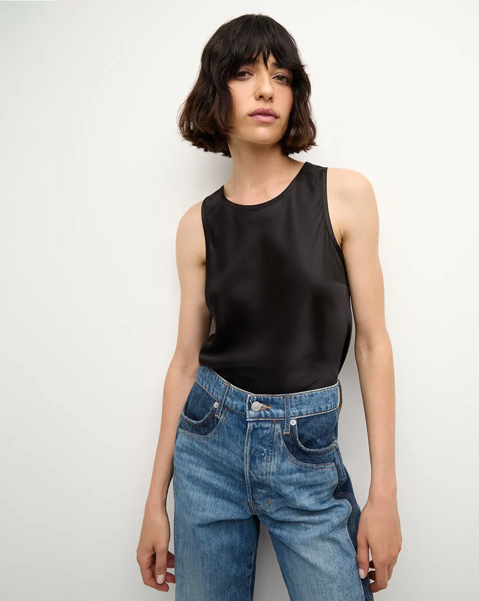 Sabrina Stretch-Silk Tank sold by Veronica Beard