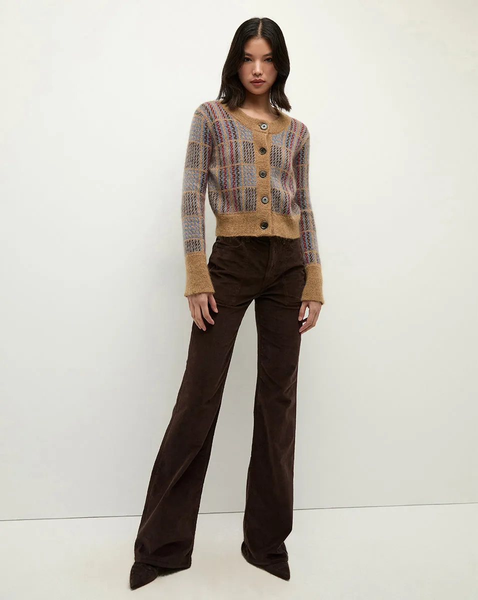 Jacira Plaid Cardigan sold by Veronica Beard product image thumbnail 2