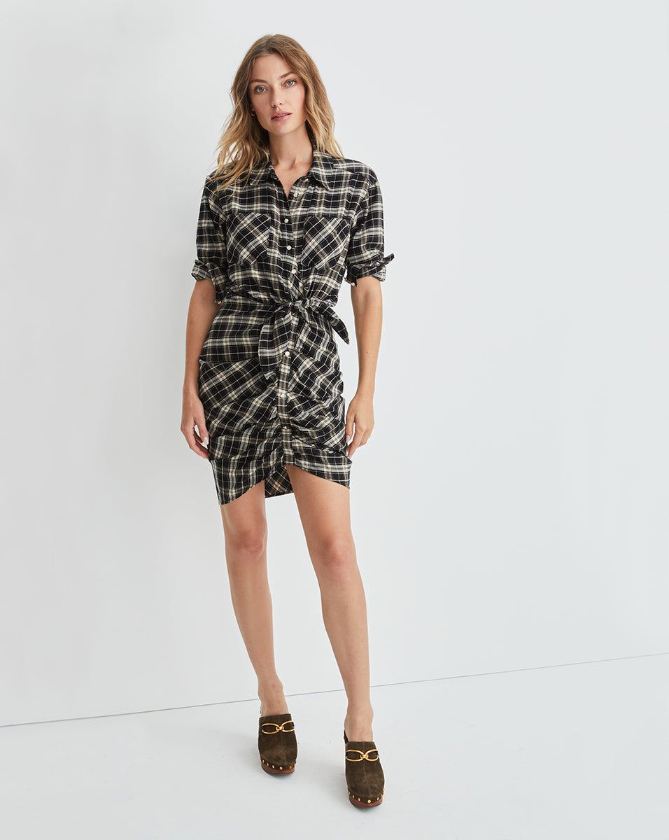 Sierra Plaid Shirtdress sold by Veronica Beard product image thumbnail 2