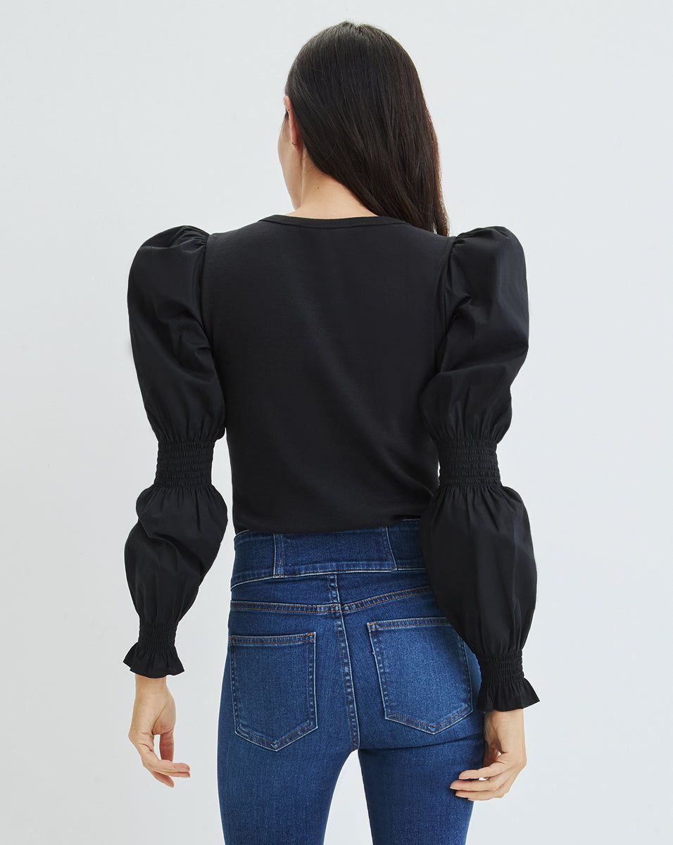 Fawn Puff-Sleeve Top sold by Veronica Beard product image thumbnail 3