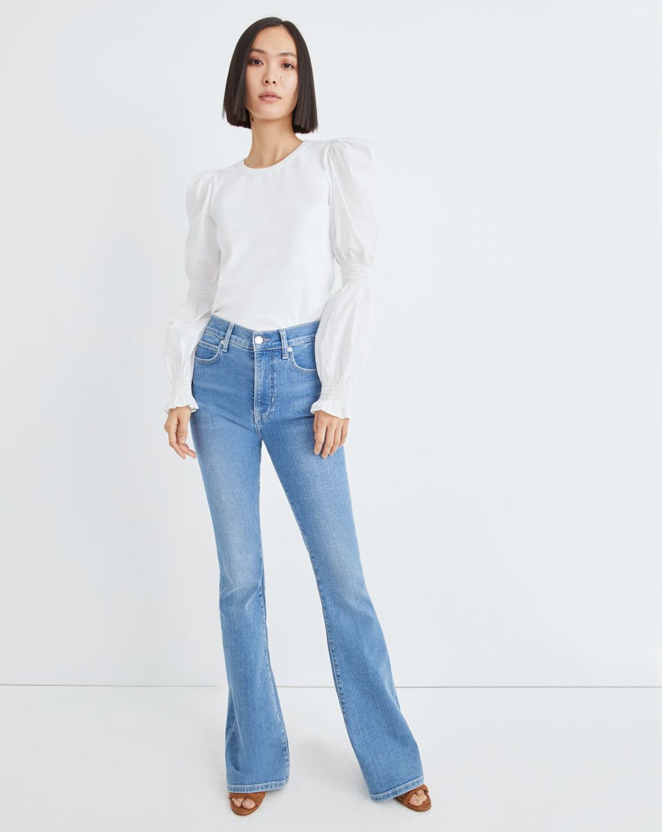 Fawn Puff-Sleeve Top sold by Veronica Beard product image thumbnail 5