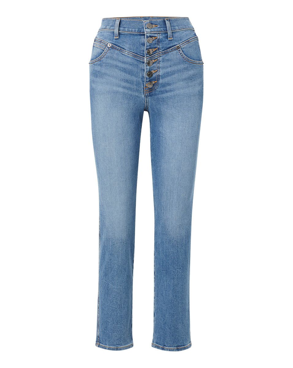 Ryleigh Slim-Straight Jean | Front Yoke sold by Veronica Beard product image thumbnail 5