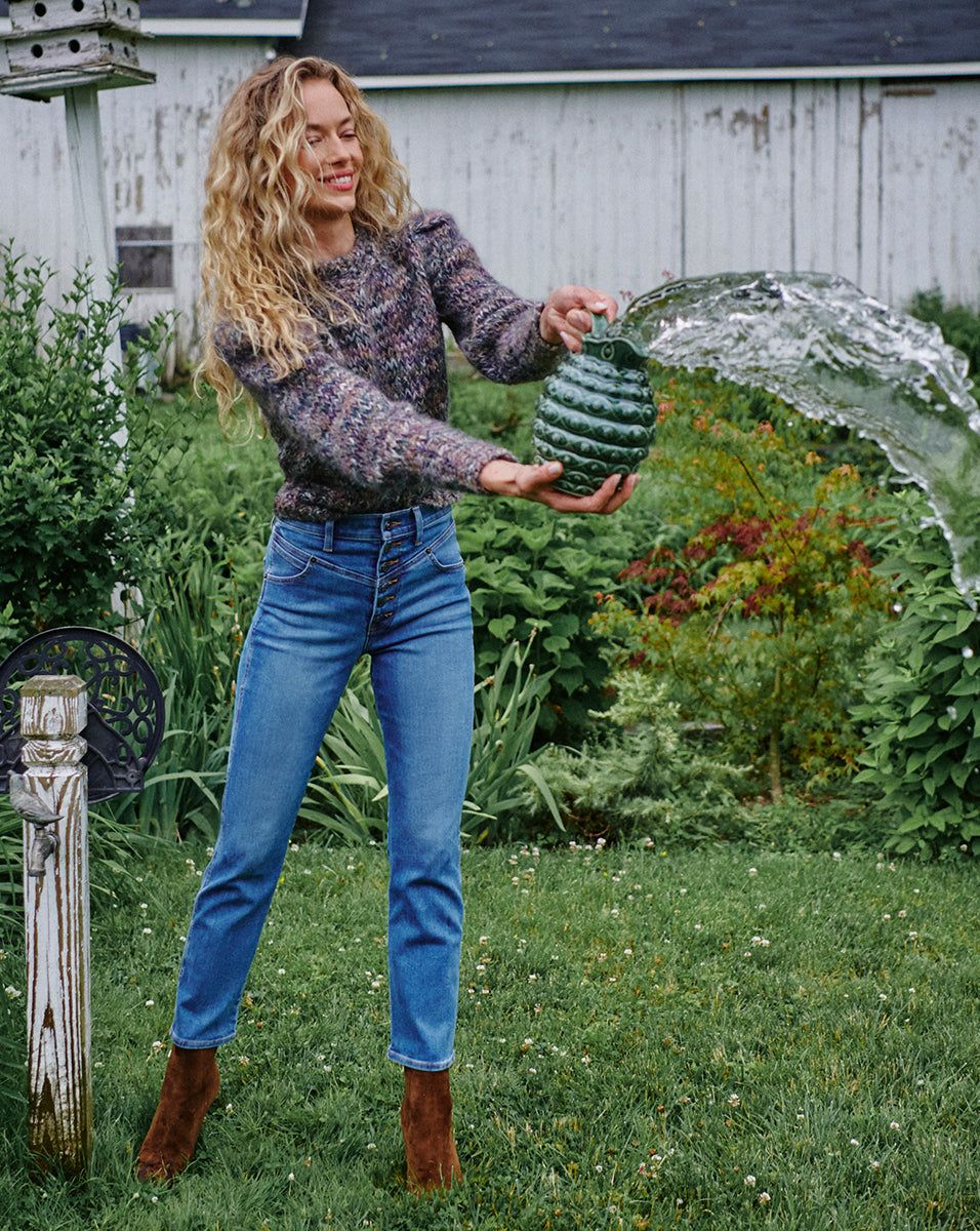 Ryleigh Slim-Straight Jean | Front Yoke sold by Veronica Beard product image thumbnail 4