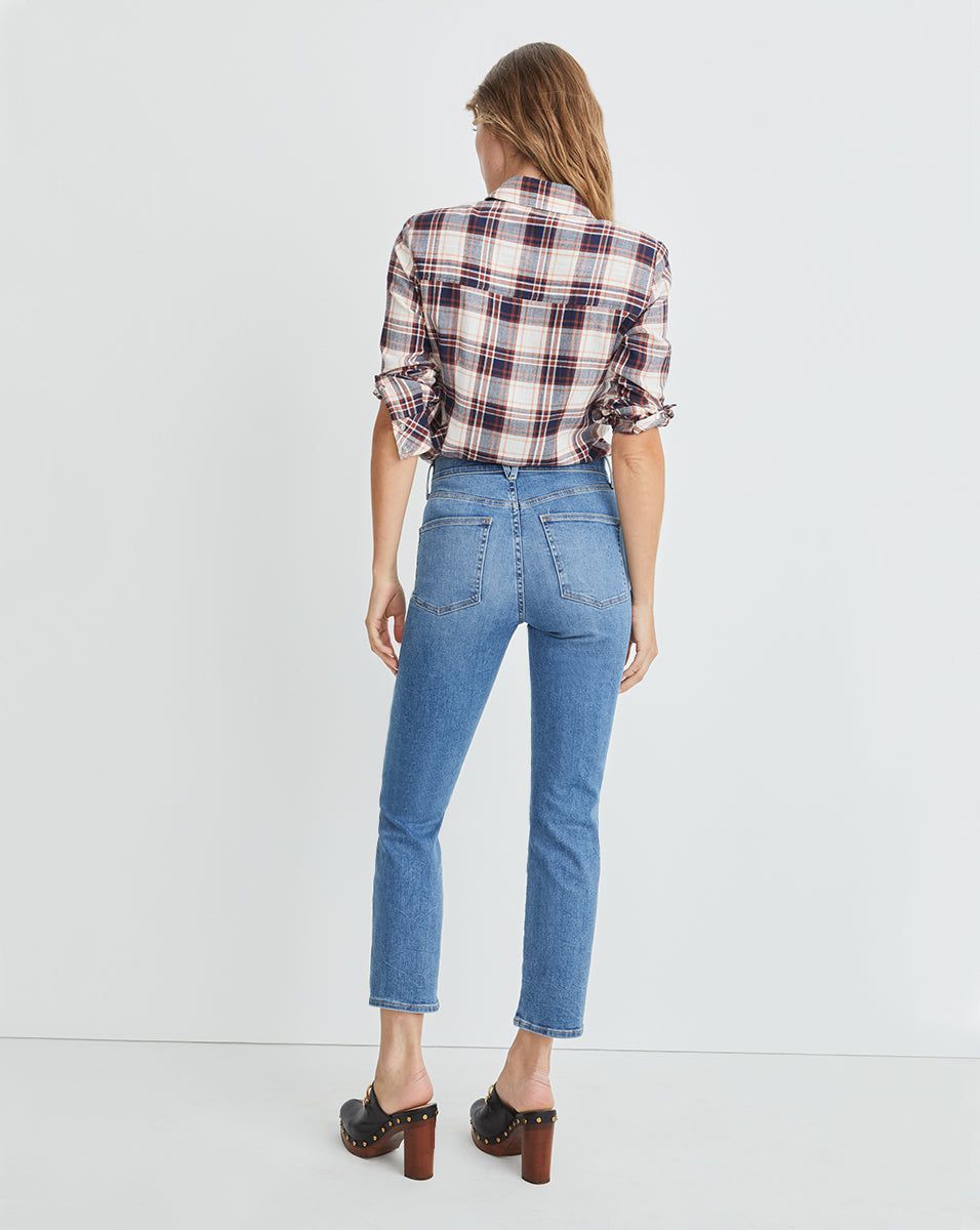 Ryleigh Slim-Straight Jean | Front Yoke sold by Veronica Beard product image thumbnail 3