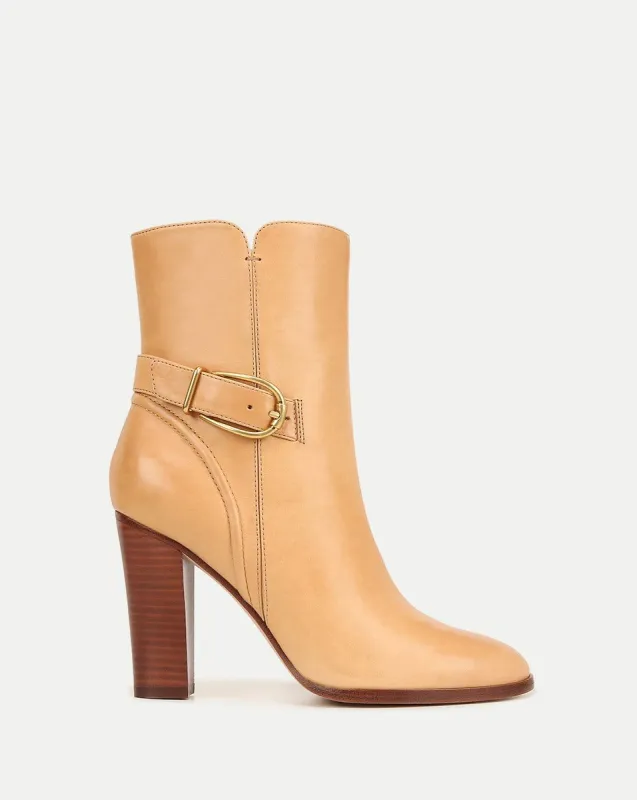 Viv Leather Ankle Bootie sold by Veronica Beard