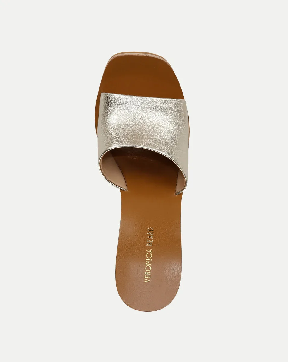 Paulita Metallic Wedge Sandal sold by Veronica Beard product image thumbnail 3