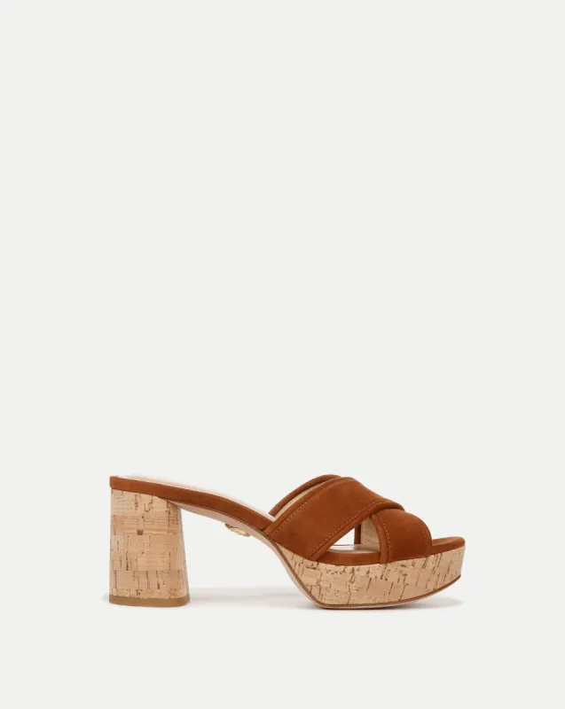 Dory Block-Heel Sandal sold by Veronica Beard