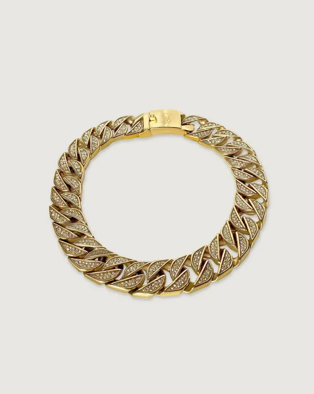 Crystal Chunky Chain Necklace sold by Veronica Beard