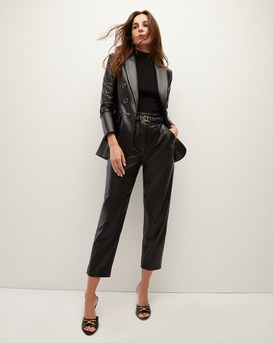 Coolidge Vegan Leather Pant sold by Veronica Beard product image thumbnail 4