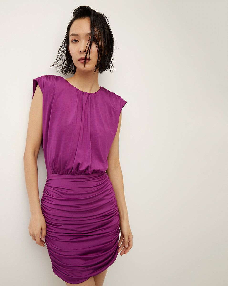 Bora Draped Dress sold by Veronica Beard
