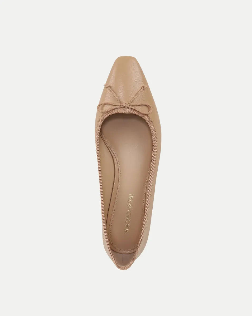 Cecile Leather Ballet Pump sold by Veronica Beard product image thumbnail 3