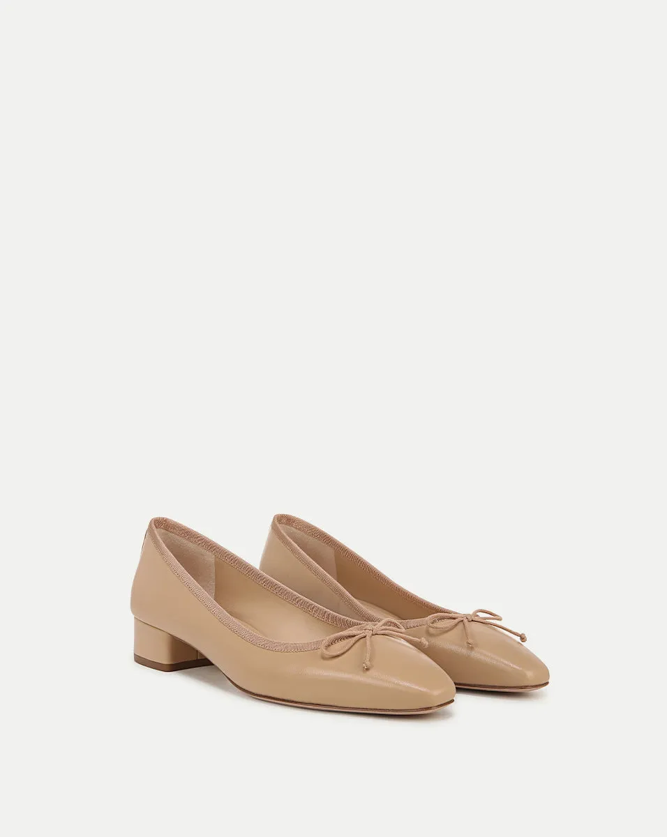 Cecile Leather Ballet Pump sold by Veronica Beard product image thumbnail 2