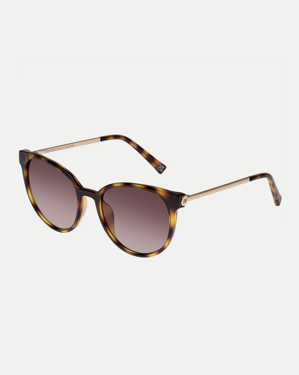 Oversized Tortoise Vintage-Inspired Sunglasses sold by Veronica Beard product image thumbnail 2