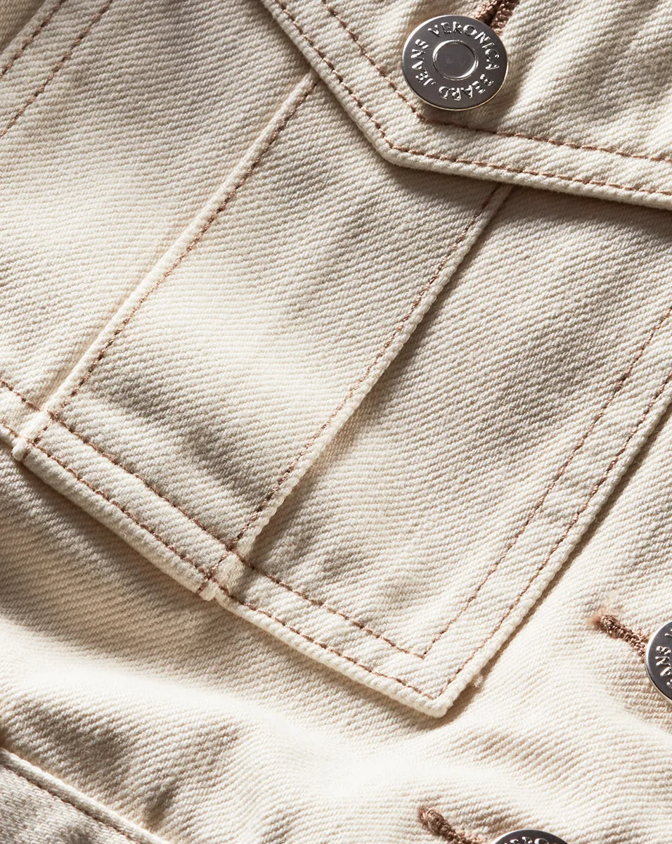 Tika Denim Jacket sold by Veronica Beard product image thumbnail 3