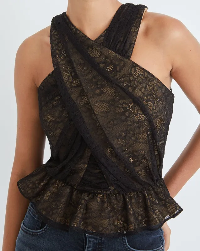 Kailani Lace Top sold by Veronica Beard