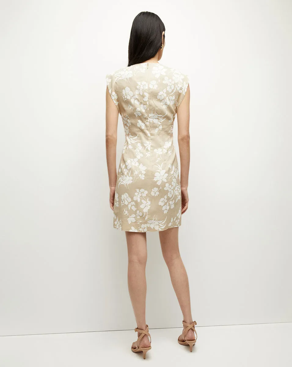 Rosedale Stretch-Linen Dress sold by Veronica Beard product image thumbnail 5