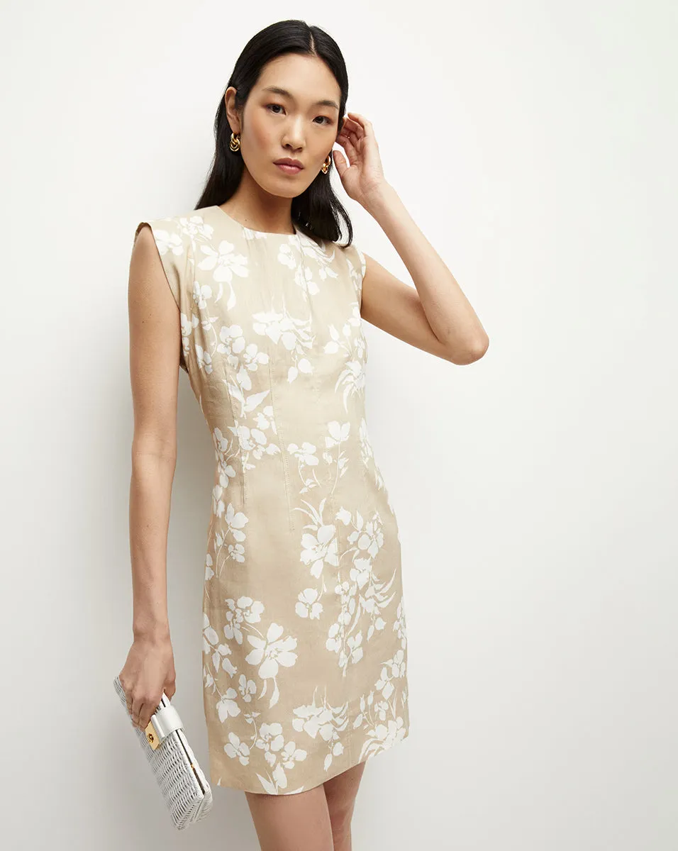 Rosedale Stretch-Linen Dress sold by Veronica Beard