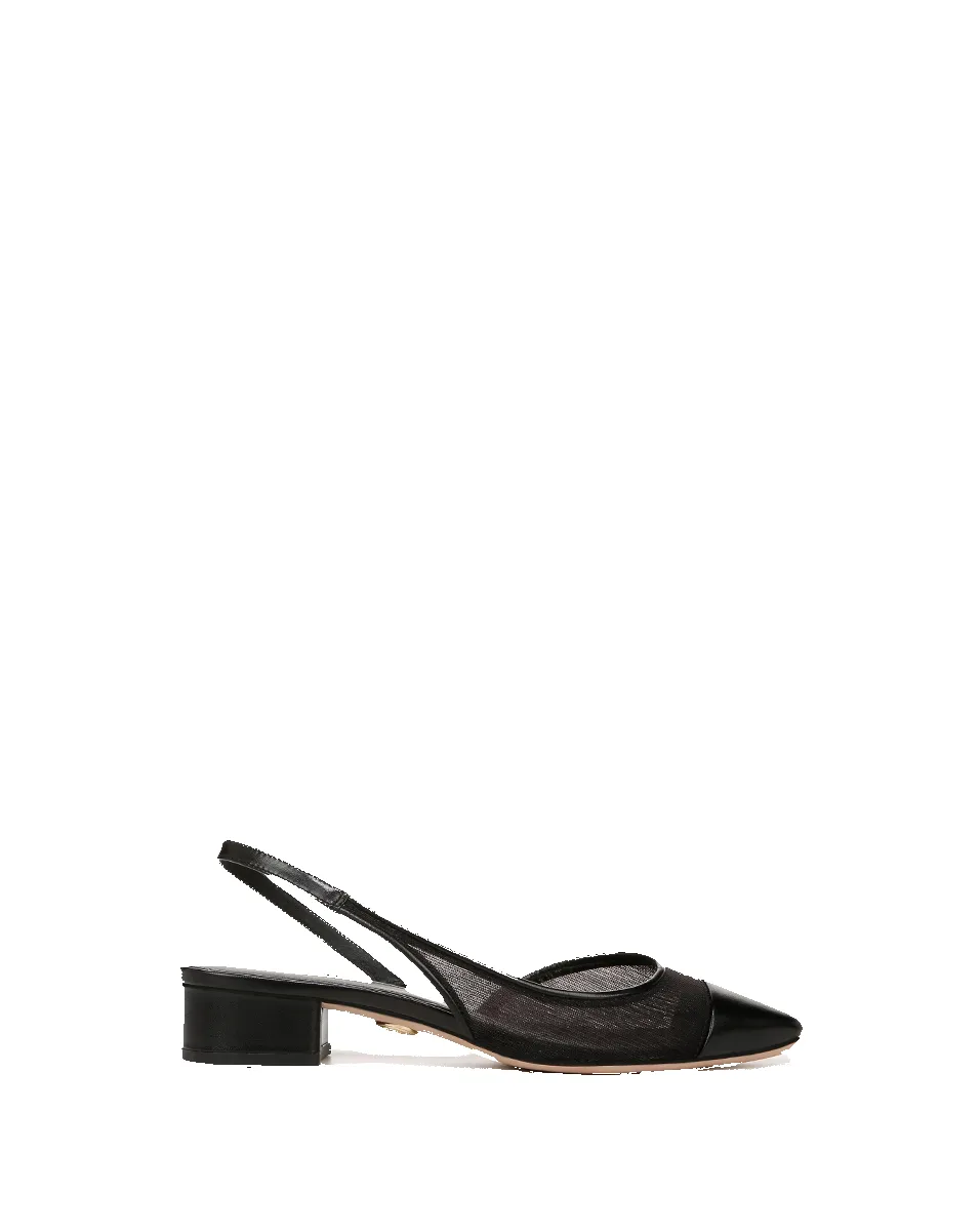Cecile Mesh Cap-Toe Slingback sold by Veronica Beard product image thumbnail 5