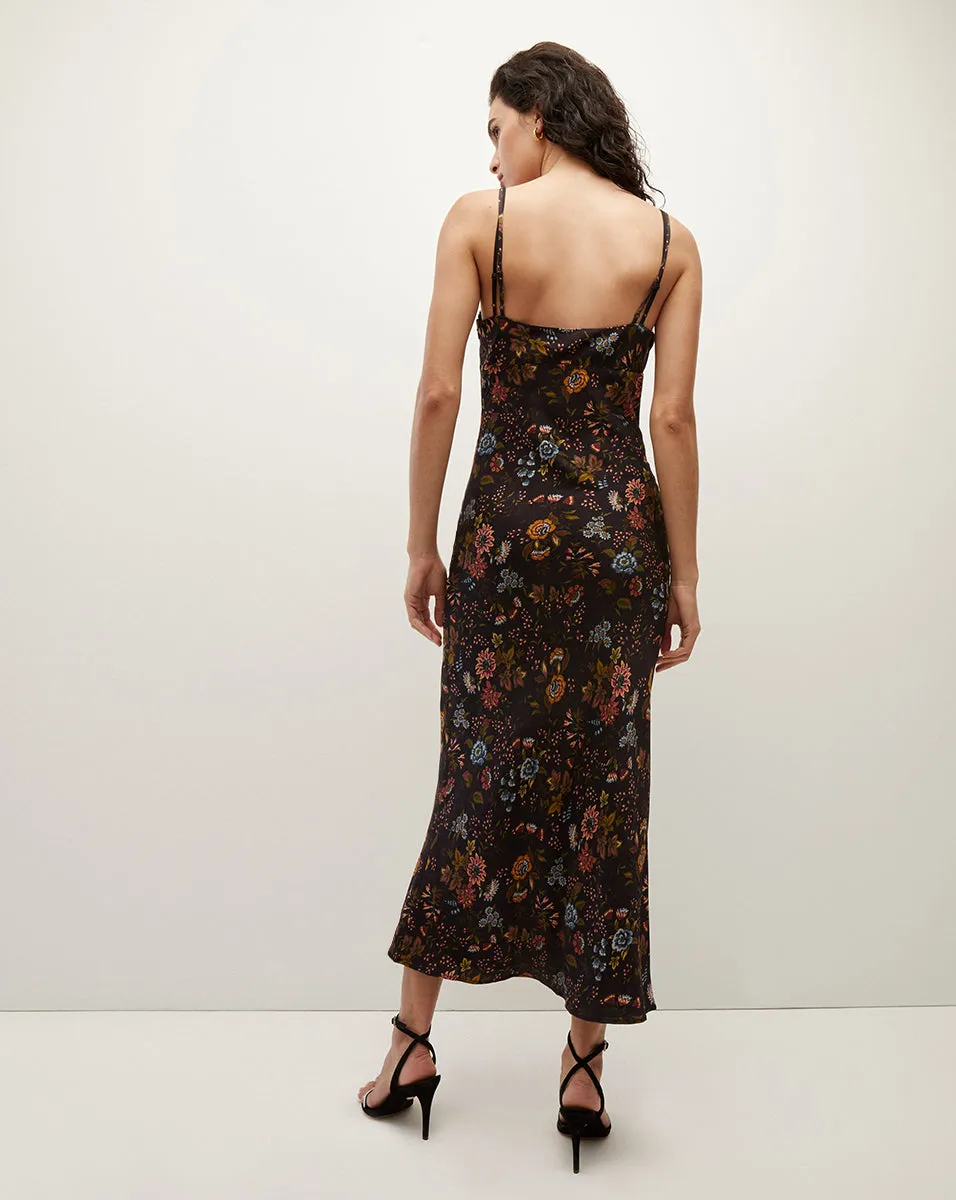 Bixie Floral Stretch-Silk Maxi Dress sold by Veronica Beard product image thumbnail 4