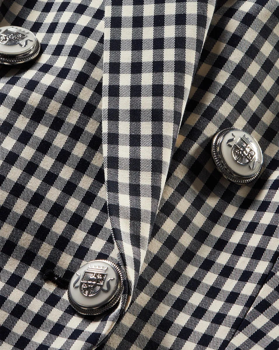 Charleston Gingham Dickey Jacket sold by Veronica Beard product image thumbnail 2