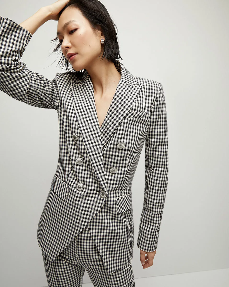 Charleston Gingham Dickey Jacket sold by Veronica Beard product image thumbnail 3