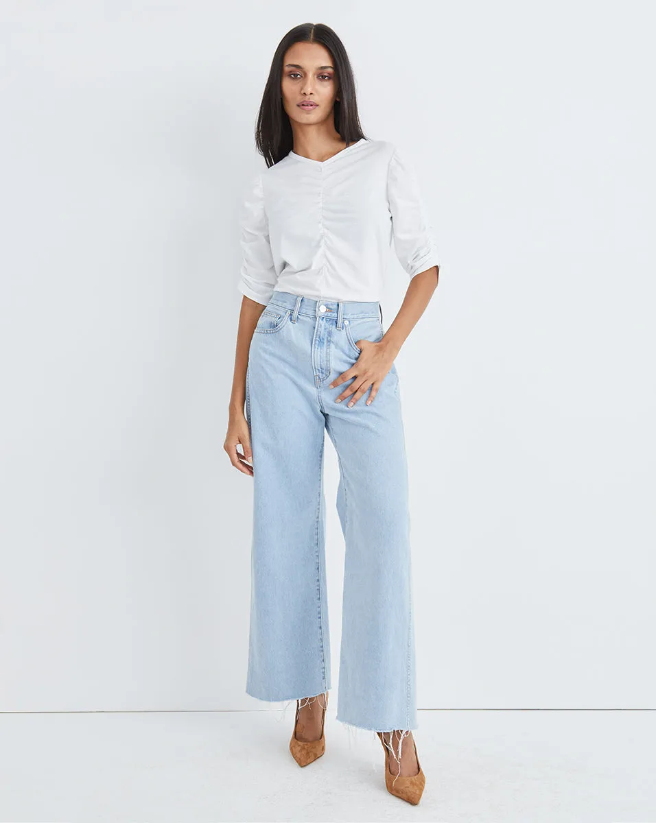 Taylor Wide-Leg Jean sold by Veronica Beard