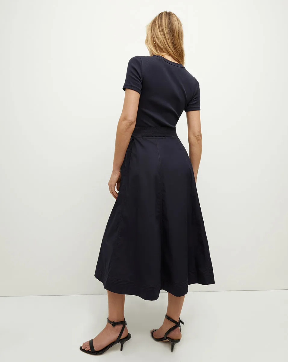 Facia Mixed-Media Dress sold by Veronica Beard product image thumbnail 5