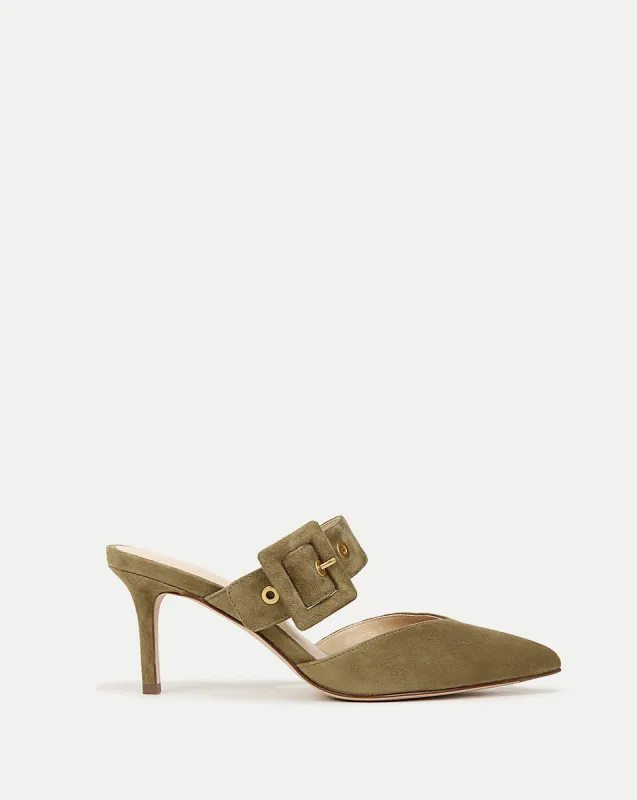 Linley Heeled Mule sold by Veronica Beard