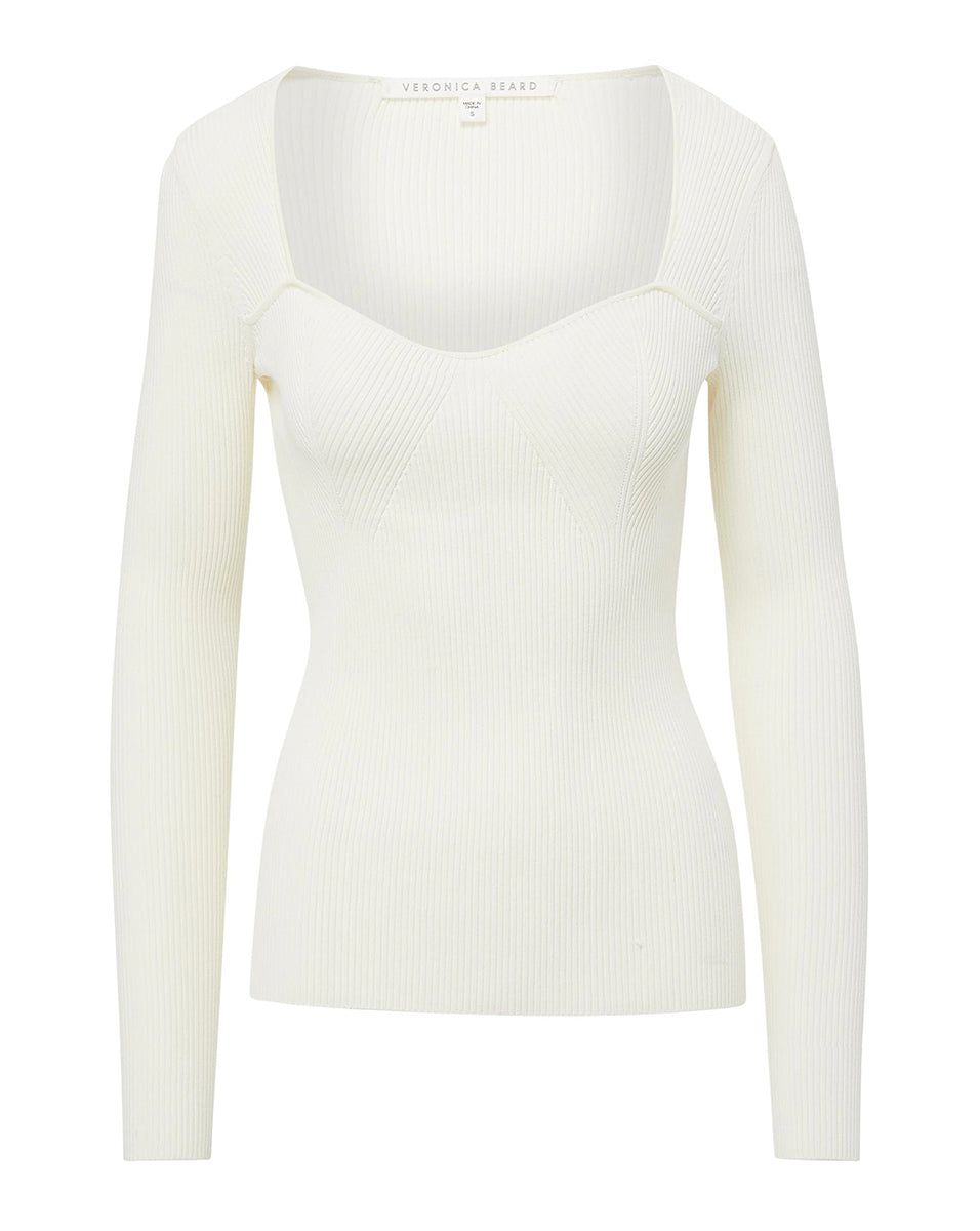 Gladys Sweetheart-Neckline Pullover sold by Veronica Beard product image thumbnail 12