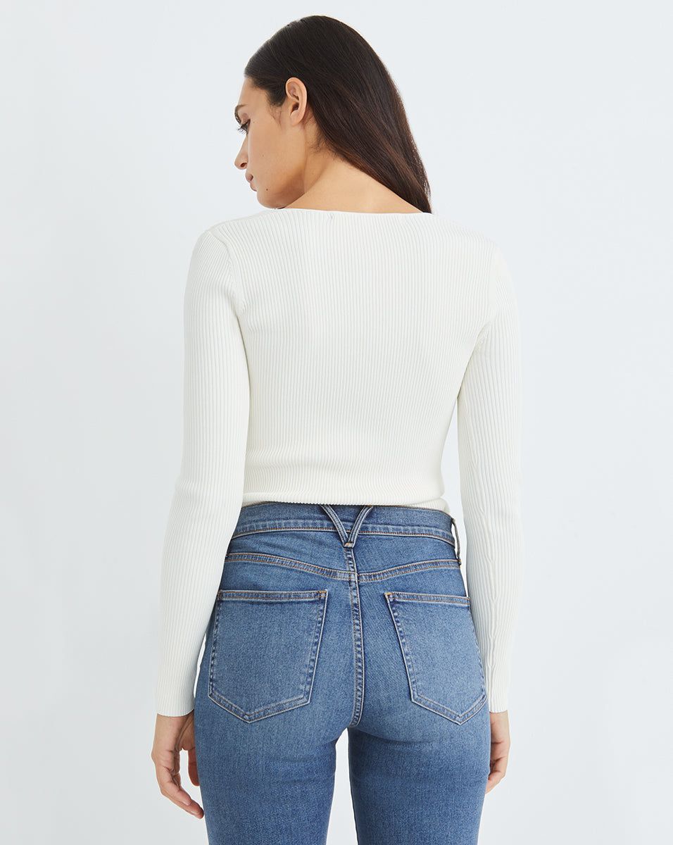 Gladys Sweetheart-Neckline Pullover sold by Veronica Beard product image thumbnail 11