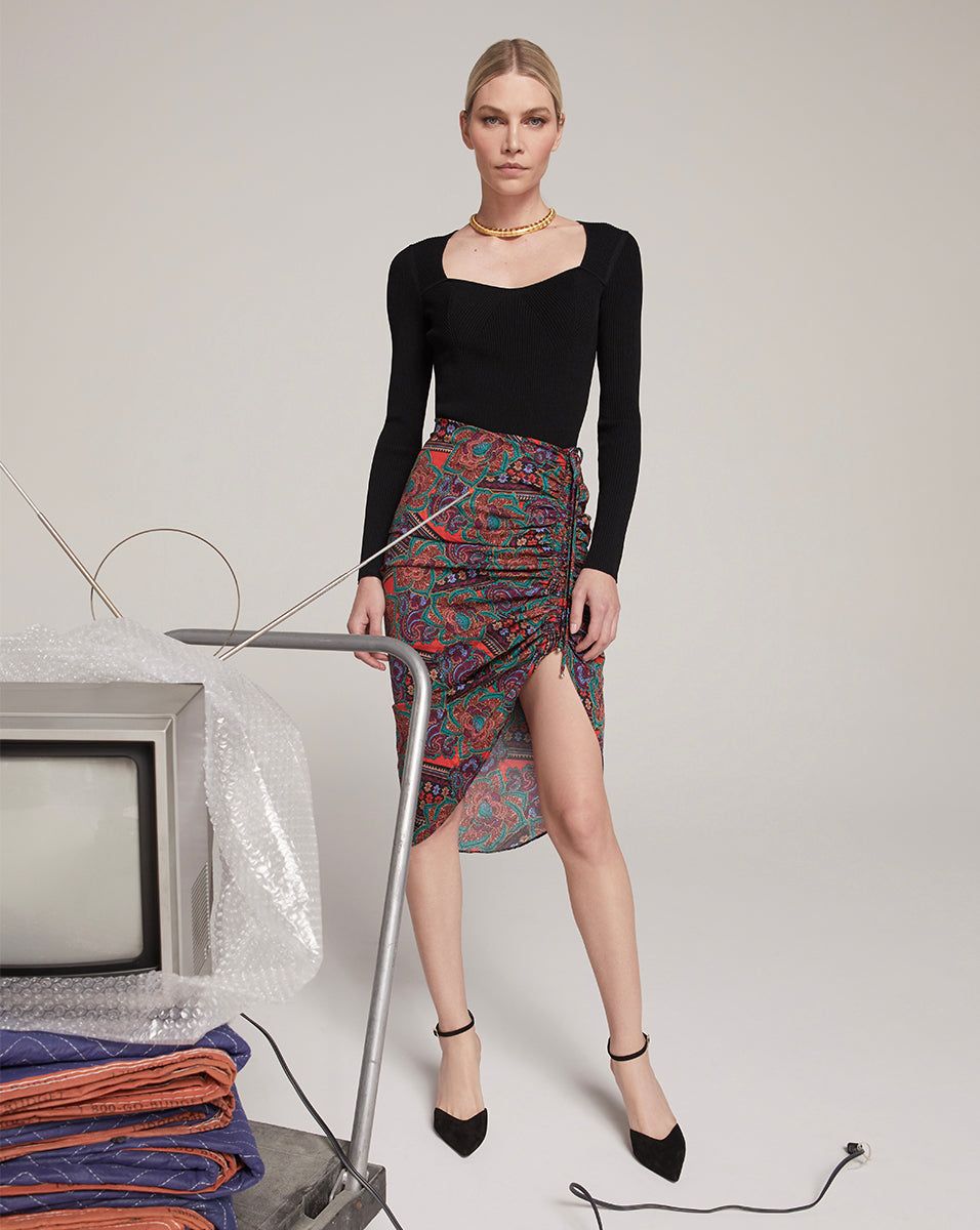 Gladys Sweetheart-Neckline Pullover sold by Veronica Beard product image thumbnail 6