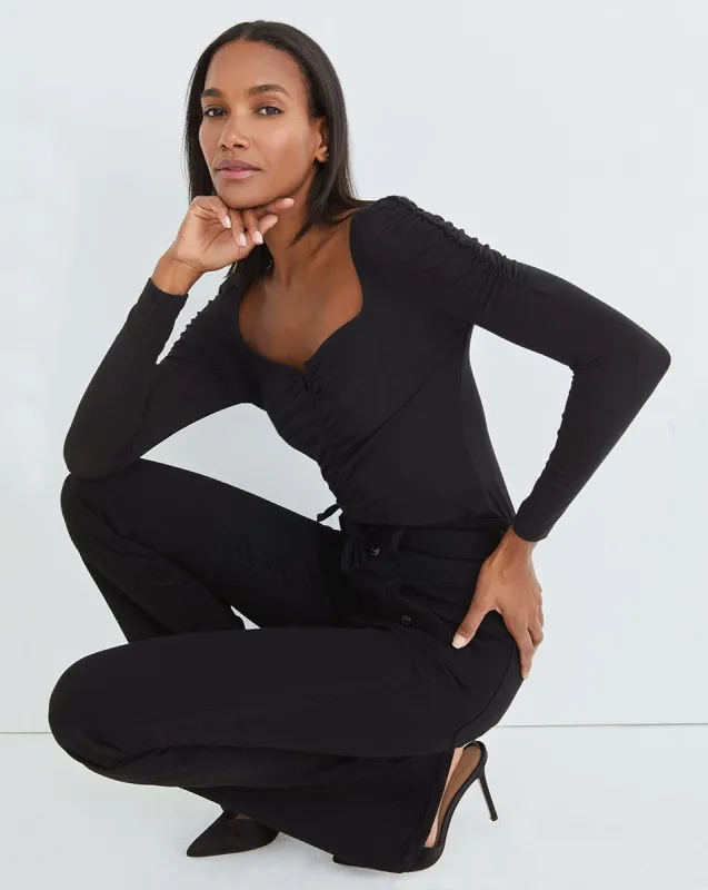 Priyanka Ruched Top made by Veronica Beard