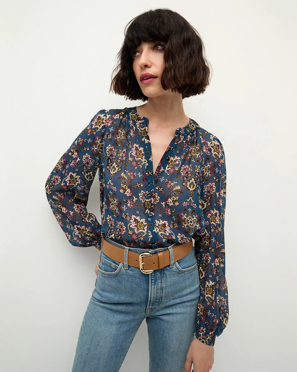 Ashlynn Silk Blouse sold by Veronica Beard product image thumbnail 3