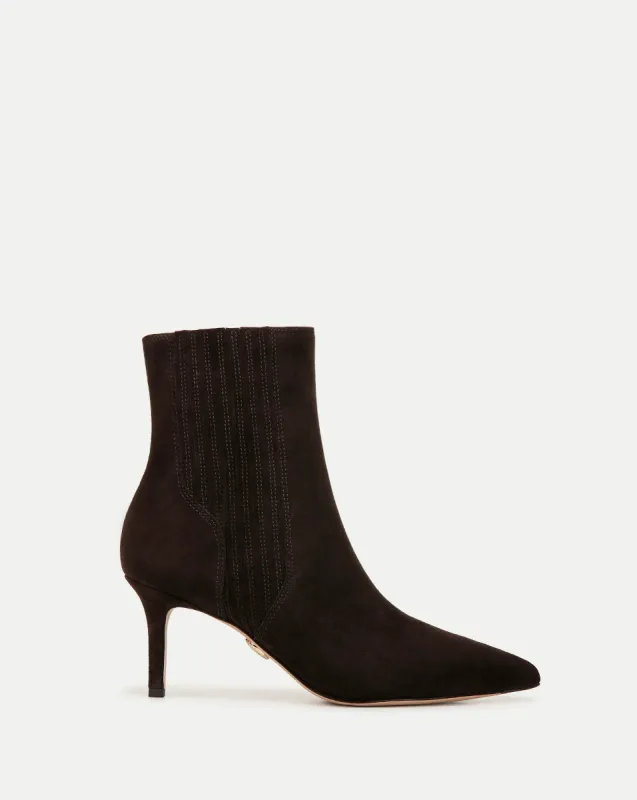 Lisa Mid-Heel Ankle Boot sold by Veronica Beard